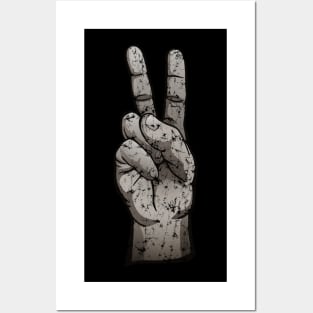 Distressed Peace Sign Posters and Art